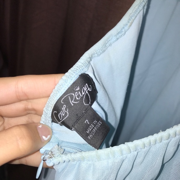 Baby blue prom dress - Picture 5 of 5